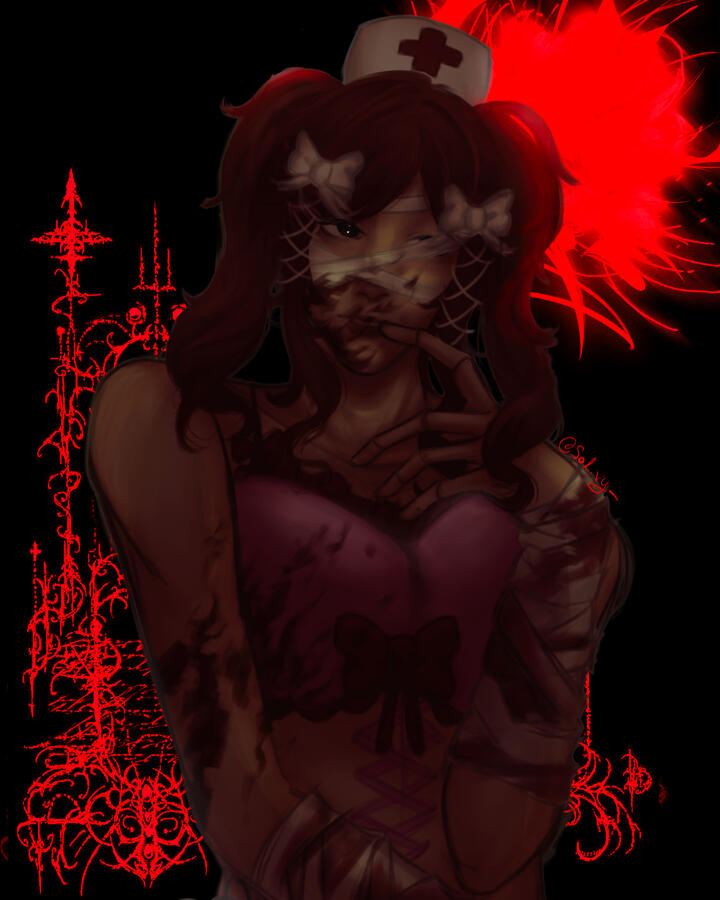 half-body illustration